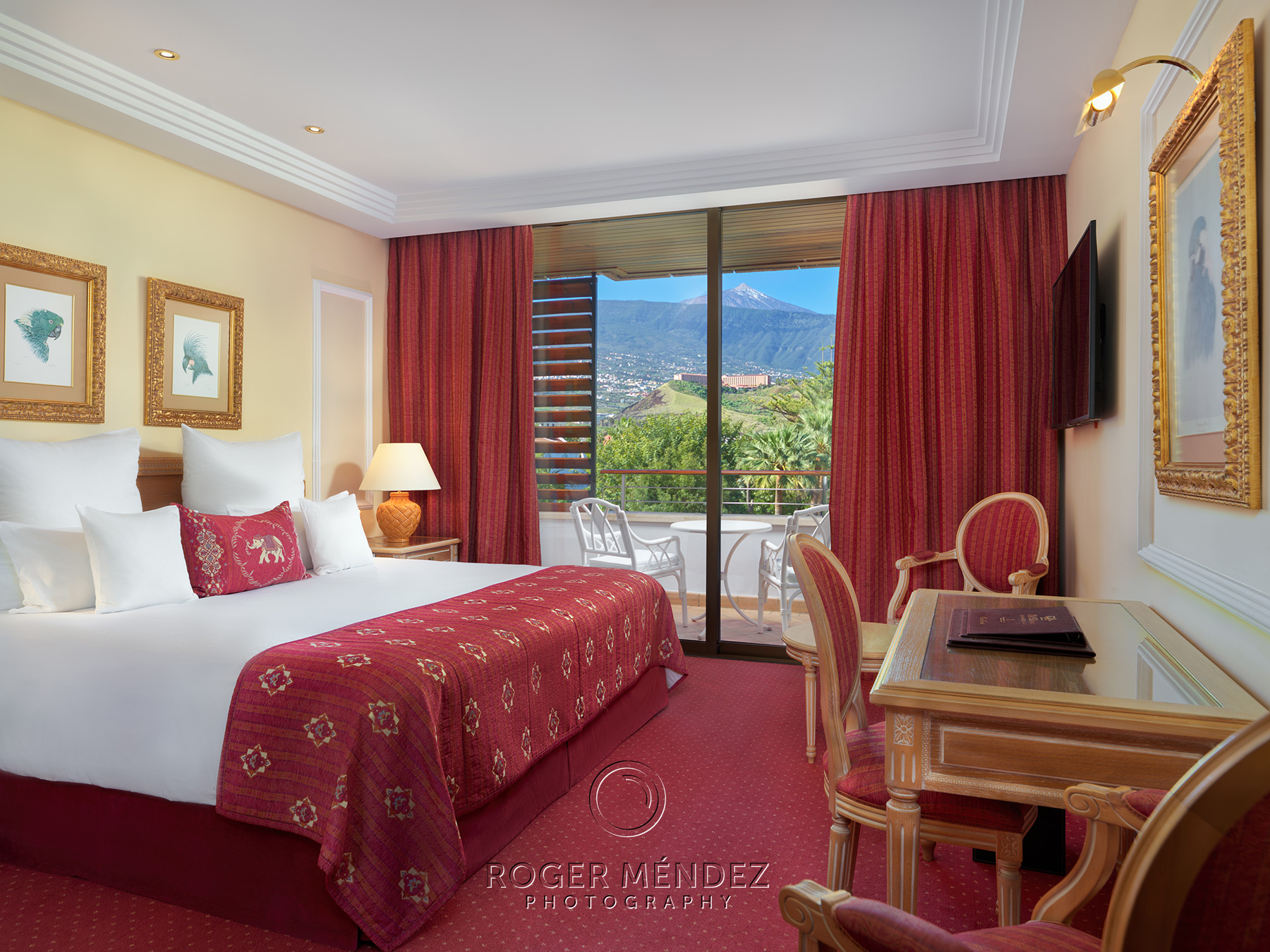 General view of the double room with Teide view